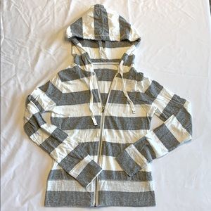 Prince and Fox zip-up lightweight hooded jacket